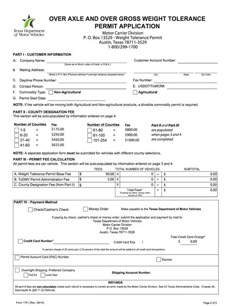 overweight permit for texas.